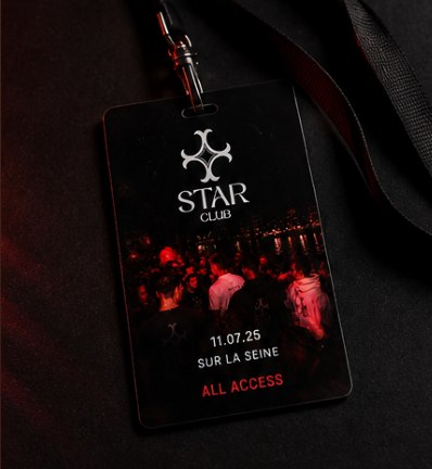 Badge all-access — Star Club, Sur la Seine, 11 juillet 2025